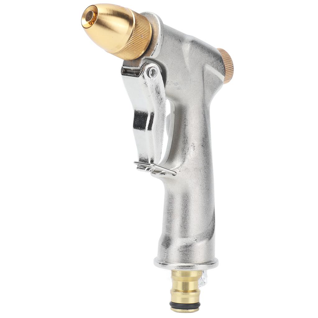 High Pressure Hose Nozzle Metal Handheld Water Nozzle Sprayer for Garden Watering Car Washing