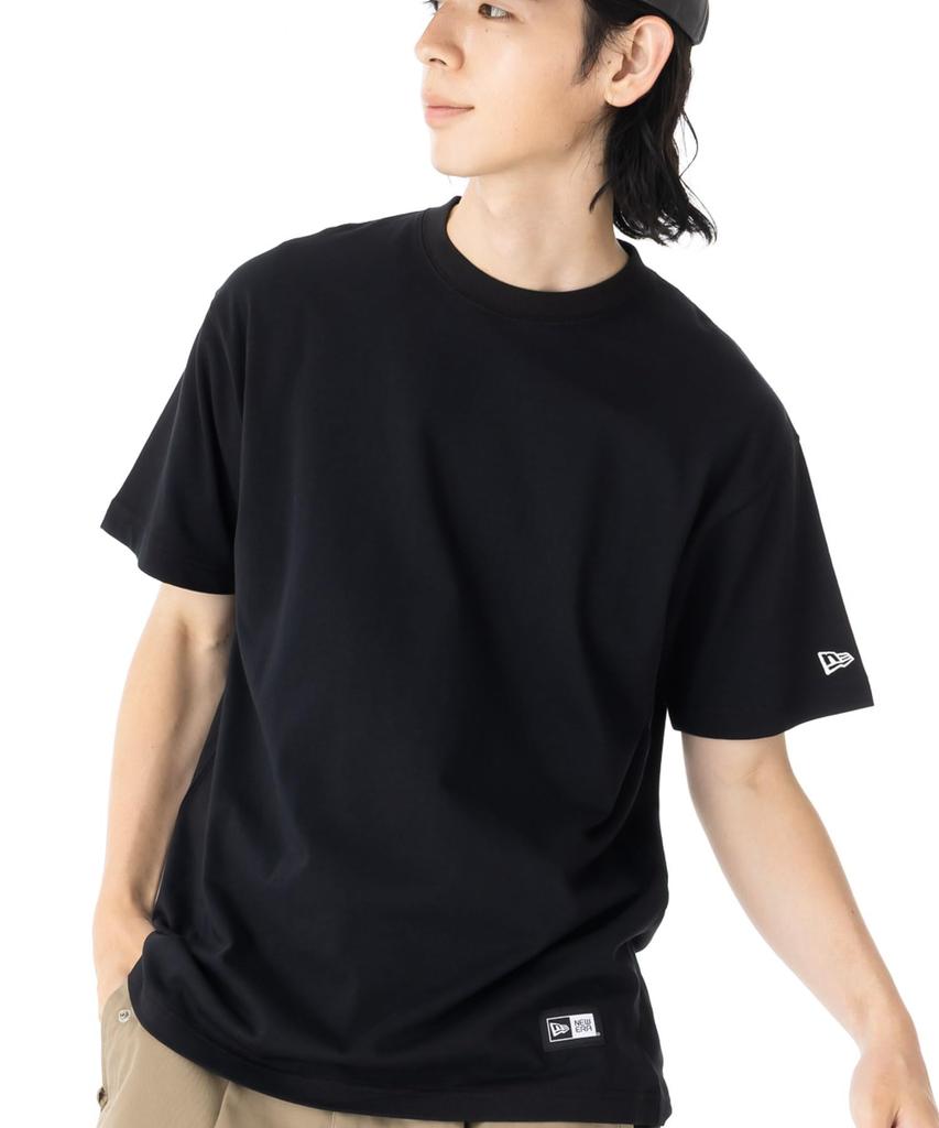 NEW ERA Short Sleeve Onspotz Exclusive Box Logo Hem black M Cotton Tee T-Shirt S/S