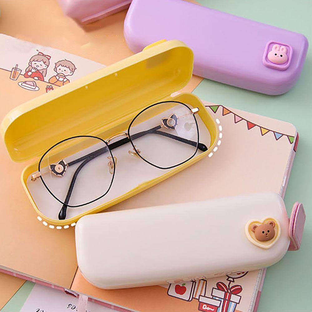 Мультяшный футляр для очков Пластиковый футляр для очков Прочный футляр для очков