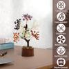 Crystal Tree Desktop Decoration Wooden Base Crystal Bonsai Home Desktop Decoration Suitable for Bedrooms and Offices Gift Giving
