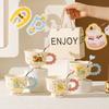 Cartoon Bear Ceramic Cup Souvenir Mug Household Water Cup Coffee Cup Birthday Gift High Appearance Cup