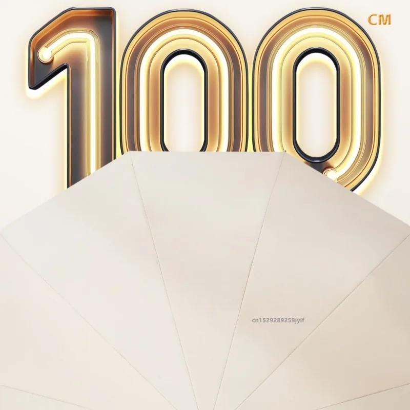 Strong Windproof Automatic Umbrella Buckle Handle 72 Bone Sunshade Large Uv Protection Folding Men's Rain Umbrellas for Women