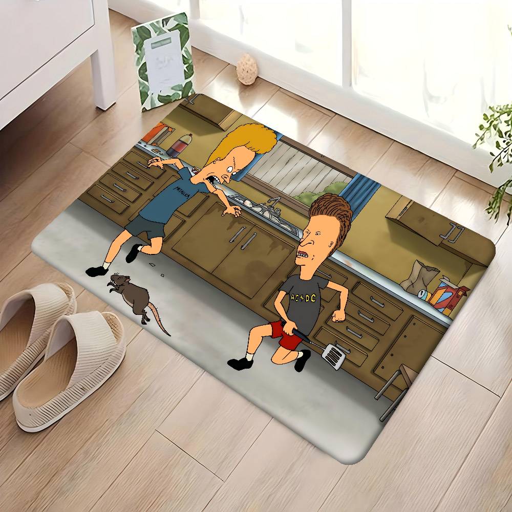 B-Бивис и Батт-Хед Кухонный коврик Детская комната Спальня Украшение Балкон Противоскользящий придверный коврик Гостиная Альфомбра