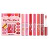 6-Color Matte Lip Stain & Gloss Set, Long-Lasting Waterproof Lip Ink, Peel Off Tattoo Formula with Pigmented Lip Liner
