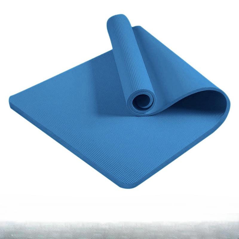 Home Yoga Mat for Men, Thickened Shock-absorbing Anti-slip Mat, Lengthened and Widened, Women's Fitness Skipping Floor Mat