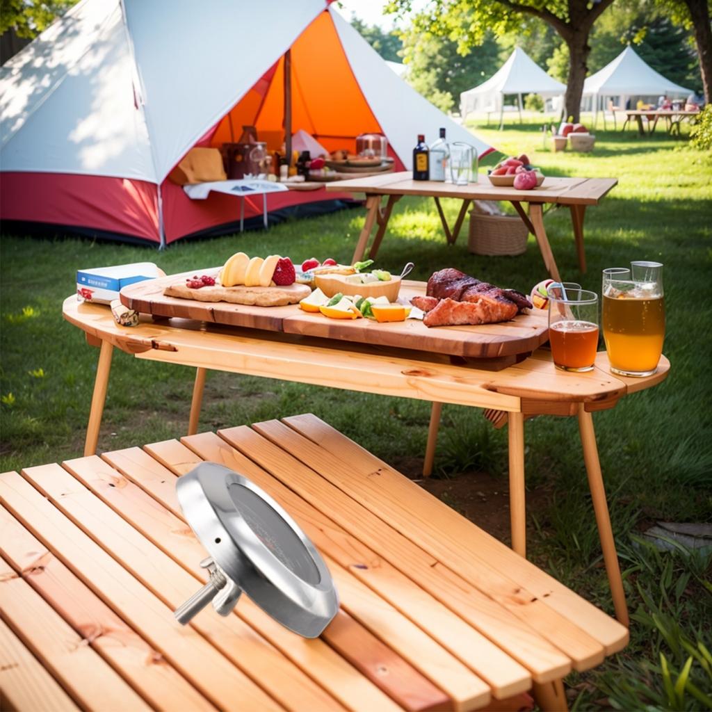 50-500℃ BBQ Grill Temperature Barbecue Gauge Stainless Steel Thermometer