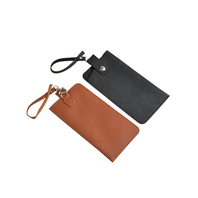 Luxury Women'S Eyeglass Case Leather Soft Holder Pocket Cases Slim Travel Pouch For Sunglasses Eyeglasses Eyewear With Lanyard