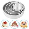 45678910 Inch Metal Round Cake Mold Aluminium Alloy Non-Stick Cake Pan Mousse Cake Tray Baking Tool