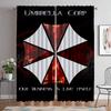 Umbrella Shades Elegant Room Curtains for Living Room Halloween Decoration Blackout Curtain Partition Home Interior Curtains