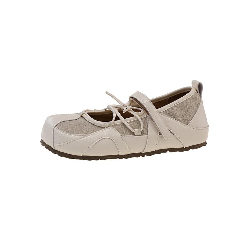 Балетки с квадратным носком, с мелким вырезом, немецкие тренировочные туфли, женские, 2025 новинка, ретро, универсальные, удобные, дышащие, повседневные туфли Мэри Джейн