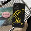 Excavator Car Phone Case Phone Case For Apple iPhone 15,14,13,12,11,XS,XR,X,8,7,Pro,Max,Plus,mini Silicone Black Cover