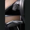 For Tesla Model 3 Y Gear Shift Cover Steering Wheel Accessories Glossy Carbon Fiber Look