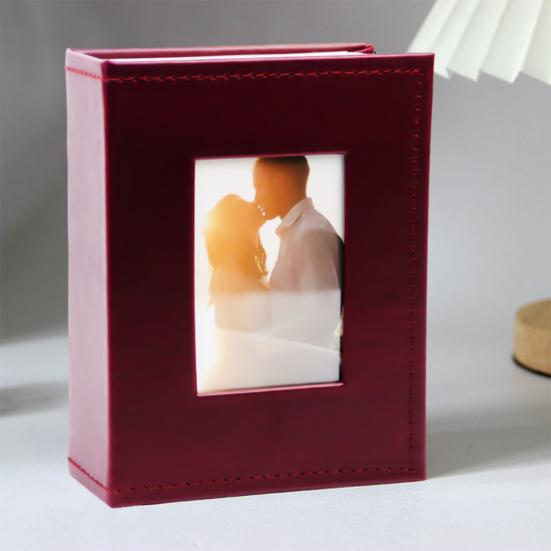 Вставной фотоальбом в обложке из искусственной кожи, 50 страниц, 100 карманов, 4x6 дюймов, для свадеб, путешествий, вечеринок по случаю рождения ребенка, детей, семейных юбилеев, фотокнига