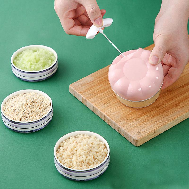1 шт. новый розовый кухонный мини-домашний ручной миксер для пюре из картофеля и чеснока, пресс для чеснока, специальный для кухонной машины для приготовления пищи