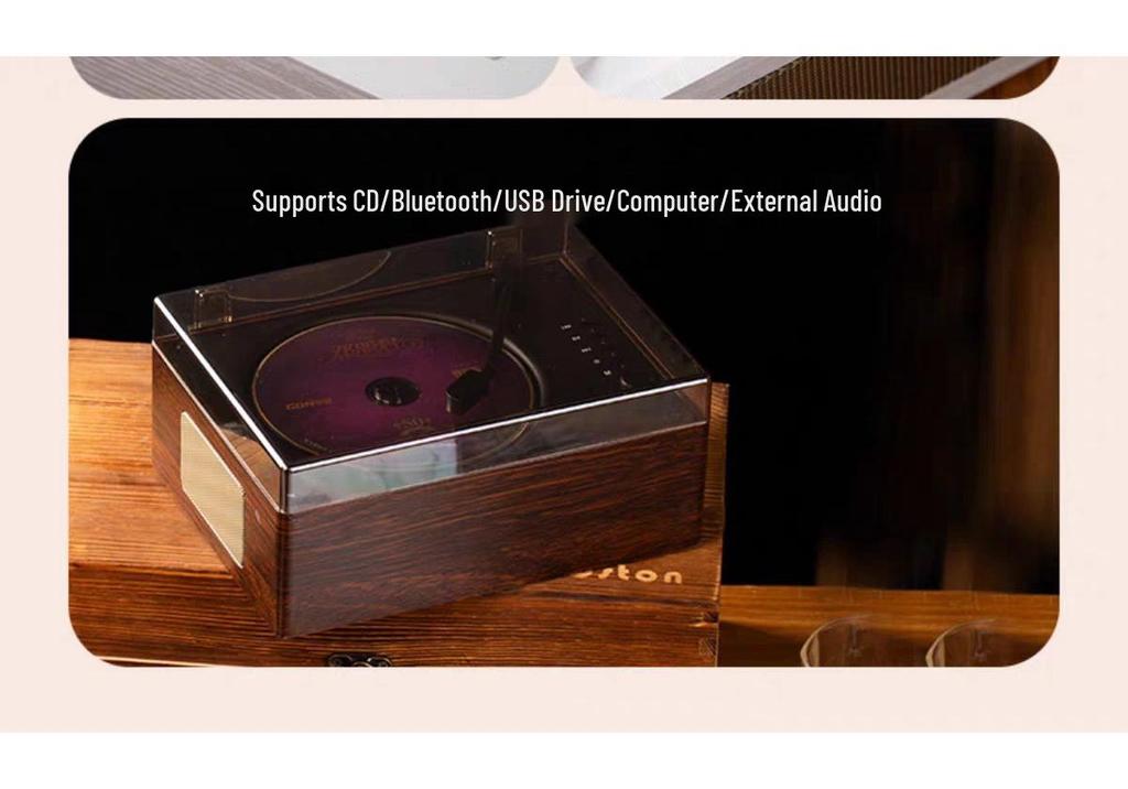 Bluetooth CD-плеер и домашняя колонка - Многофункциональный музыкальный и альбомный плеер