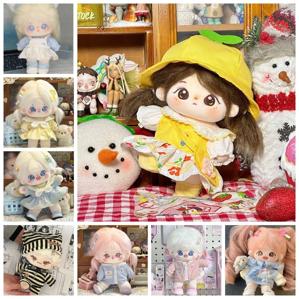 Pretty 20cm Cotton Doll Clothes Cute Girls Brithday Gift Trendy Hoodie (Only Clothes)
