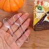 100pcs Transparent Disposable Flatware Spoons Plastic Disposable Clear Plastic Spoons  Jelly Pudding