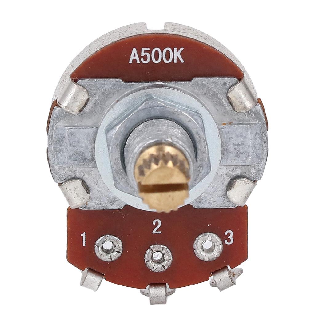 Мини-гитарный потенциометр 500K, объем звука, конусный горшок, металлические бас-гитары, запасные части