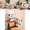 Adorable Panda Plush Toy Cute Panda Doll With Soft Pp Cotton Filling For Kids