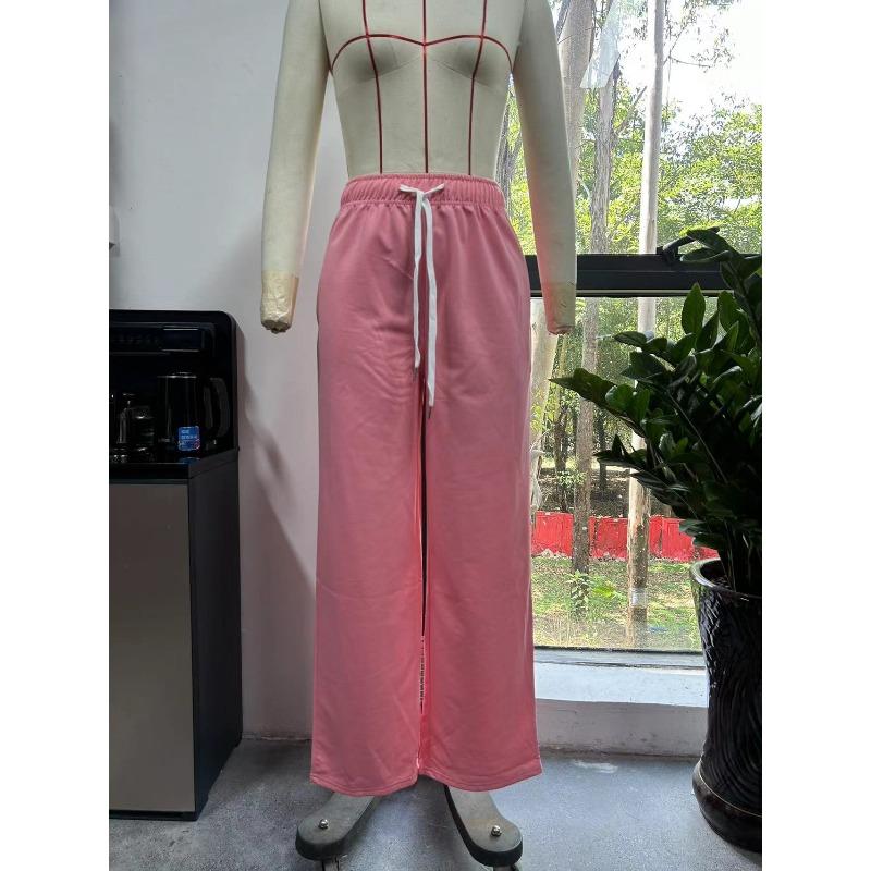 HNXC Женские модные повседневные однотонные брюки и капри с принтом