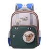 Childrens Oxford Fabric Backpack With Cartoon Capybara Printed For School Use