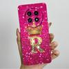 Чехол для телефона из жидкого силикона с буквой-короной для Realme 13 Pro Plus 13Pro 13ProPlus 5G, противоударный, с защитой объектива камеры, мягкая задняя крышка