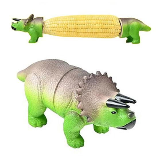 Держатели для кукурузных початков «Динозавры» для детей и взрослых, многоразовые шампуры для кукурузных початков, вилки для кукурузы «Динозавры», украшение для кухонного стола