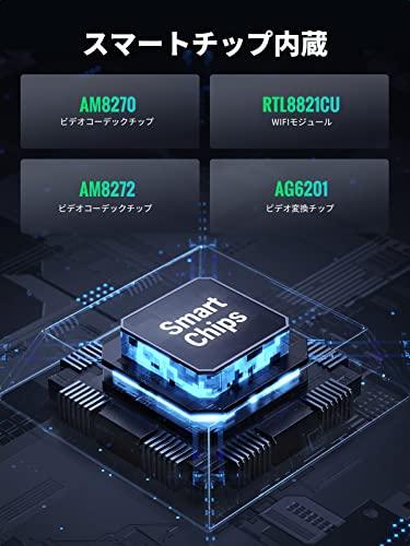 UGREEN Набор беспроводного HDMI-передатчика и приемника [Сертификация по японским техническим стандартам] Беспроводной HDMI-передатчик, не требует настройки, без Wi-Fi