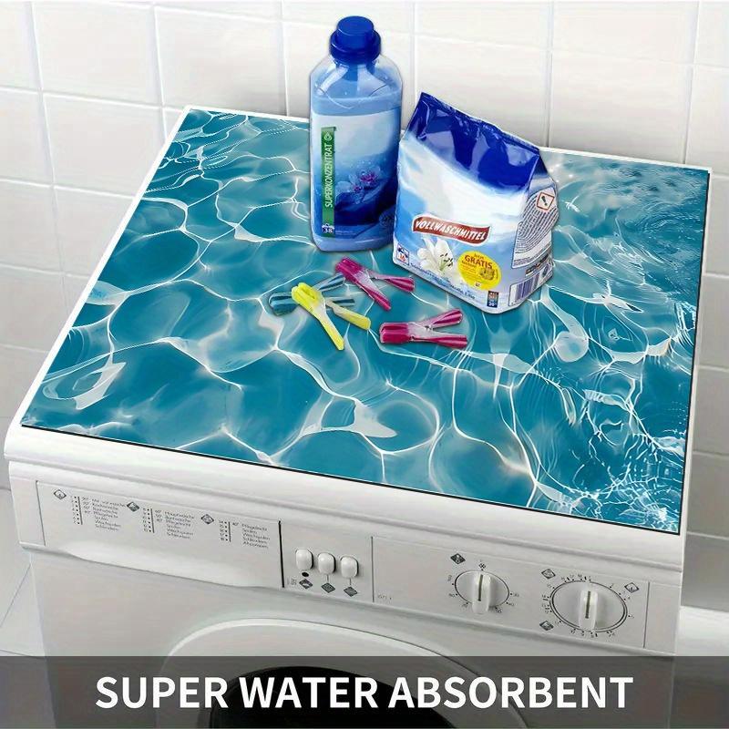 1 шт. резиновый коврик для сушки с рисунком океана для кофейни, ресторана, кухни, ковра, посуды, прочного диатомового грязевого коврика для стола, коврика для домашних животных, кофейной посуды