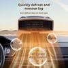 Автомобильный обогреватель с вращающимся на 360 градусов основанием, быстрый нагрев, низкий уровень шума, универсальный, безопасный