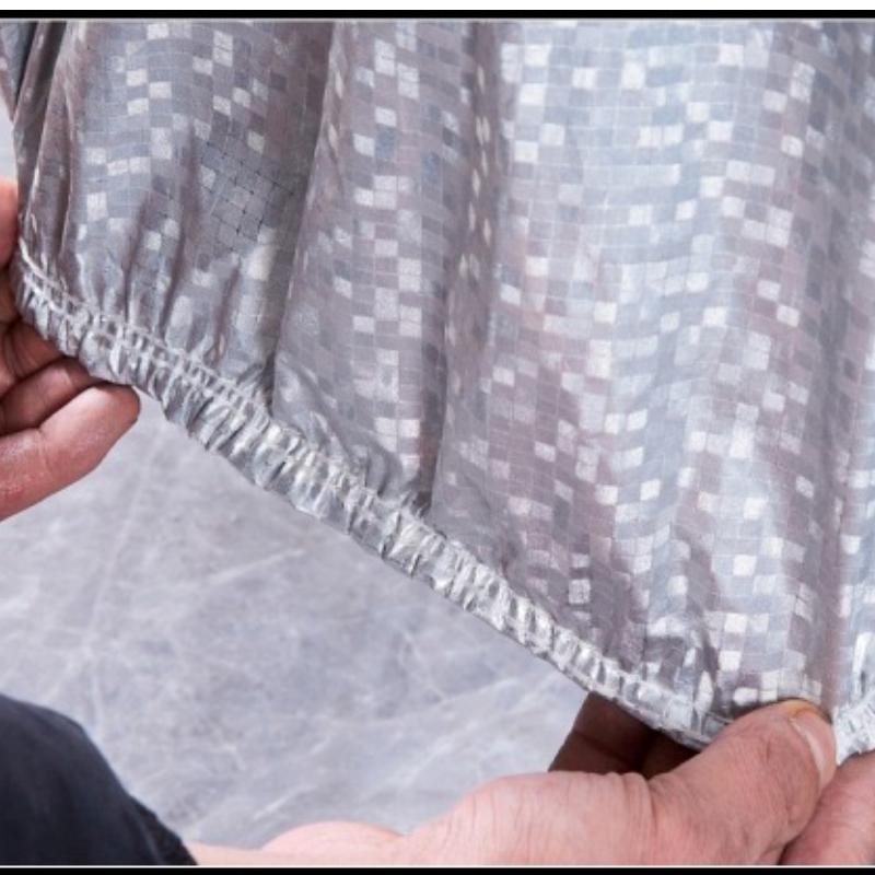 Чехол для мотоцикла, уличный всепогодный материал, 2 ветрозащитные пряжки, 4 светоотражающие полосы, внутренняя лента, защита от солнца, дождя, пыли, снега