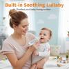 Electric Nasal Aspirator for Babies 3 Suction Levels, 3 Silicone Nozzles, Rechargeable & Portable Nose Cleaner with Soothing Lullaby