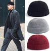 Fashion Unisex Winter Beanies for Men Hats Hip Hop Cap Street Knitted Casual Solid Pumpkin Portable Melon Casual Women Cap Gift