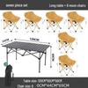 OEING Outdoor Folding Camping Dining Set