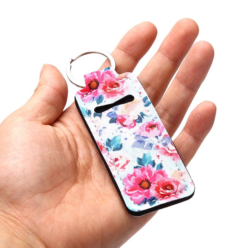 1 шт., креативный брелок, портативный чехол для помады, чехол для бальзама, брелок для ключей, подарки