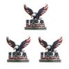 США Вера, Семья и Свобода Металлический Эмблема, Орел и Буквы США Патриотическое Издание 3D Металлическая Автомобильная Эмблема, 250-летие Красно-Синий Флаг Авто Наклейка для