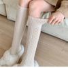 Теплые гольфы до колена однотонные ретро носки в корейском стиле женские чулки для девочек