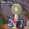Handheld Small Fan Low Noise Low Strong Airflow Power Consumption Compact Size Portable