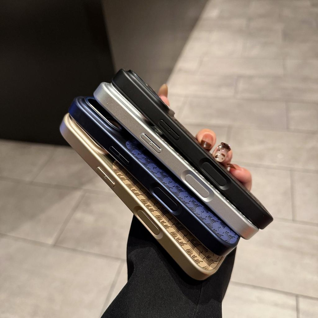 Чехол из тисненой кожи для iPhone 17, Полное покрытие, Большое окно, Также подходит для 16 Pro