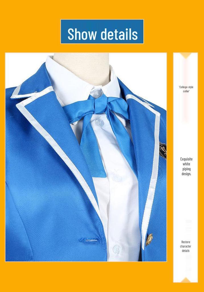 Ensemble Stars Хиёри Ицуки Хокуто Унисекс Школьная форма Косплей Костюм Набор
