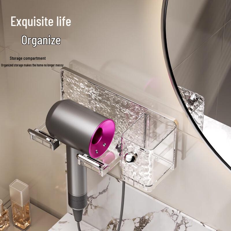 Настенный держатель для фена на присоске