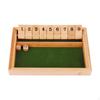 Interactive Wooden Board Game Shut The Box for Kids And Adults with 9 Numbers