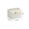 Leather Jewelry Storage Box - Organizer for Rings, Earrings, Necklaces, Makeup & Watch