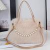 Portable Plush Bag Women's New Fashion Furry Shoulder Bag Versatile Messenger Furry Bag