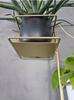 Glam Jungle 3 Metal Wall Planter Vertical Holder for 5 Pots Gold Cascading Plant Shelf