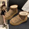 Foreign Trade Large Size Thick Bottom Non-slip Velvet Thickened Warm Feet Fashion Wear Short Snow Boots Women Spot