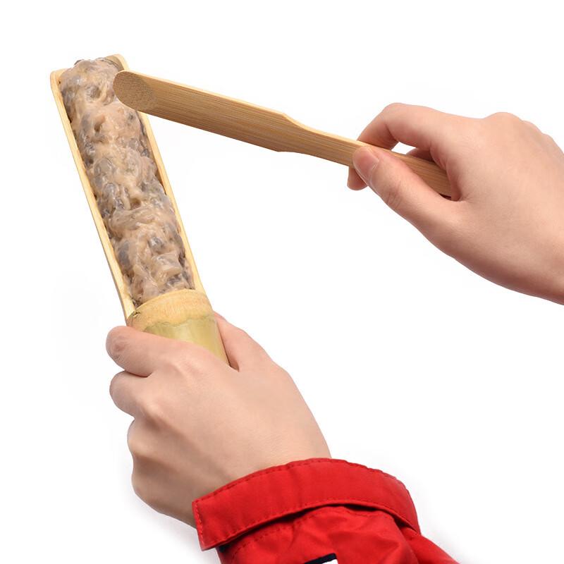 Anvelo Bamboo Shrimp Paste Mold Spoon
