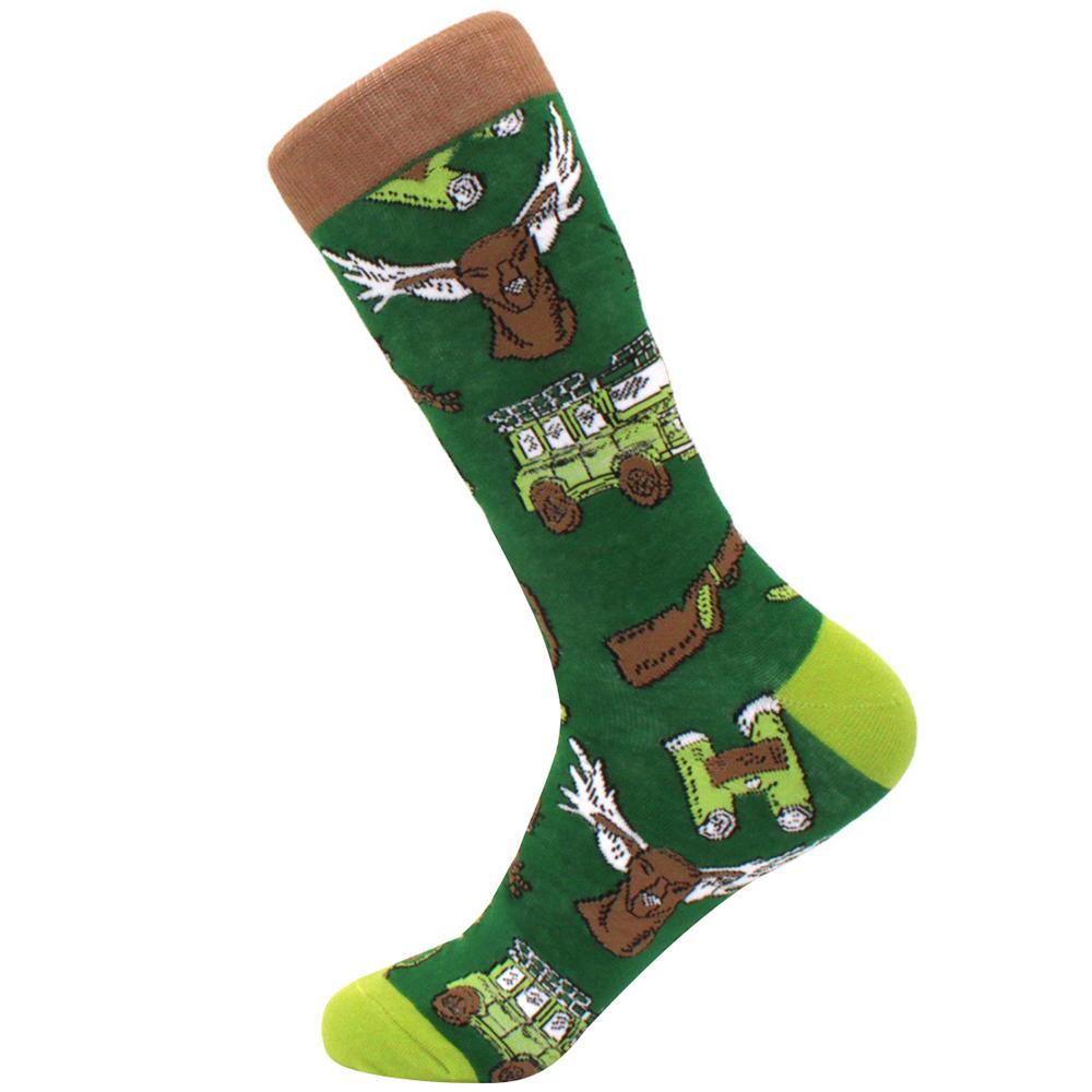 Яркие мужские зимние носки гребенной хлопок мягкие теплые смешные счастливые мужские женские длинные носки Calcetines de hombre деловые