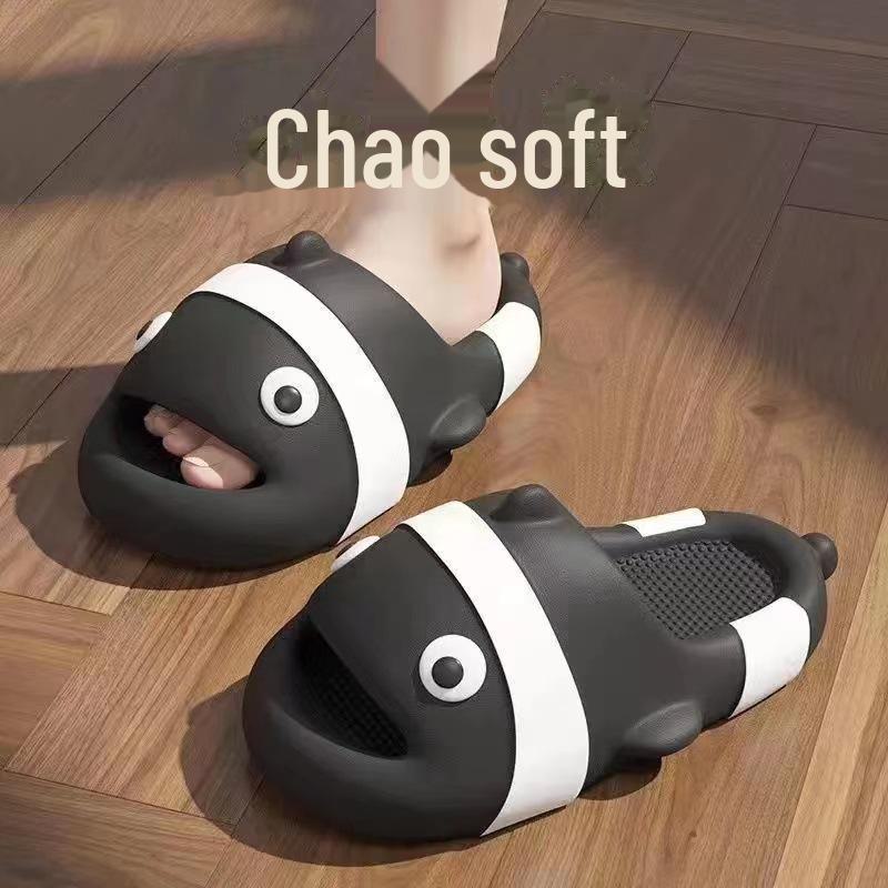 «Женские тапочки с симпатичным мультяшным рисунком, нескользящие, для лета, для дома и улицы, с супермягкой подошвой»