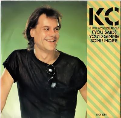 7-дюймовая пластинка KC & THE SUNSHINE BAND - (Ты сказал) You'd Gimme Some More EPCA2760 Epic 1981 UK Soul/Funk Б/у